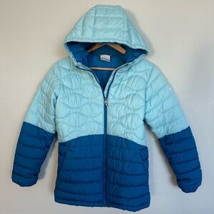 Kids Columbia Blue Quilted Puffer Jacket